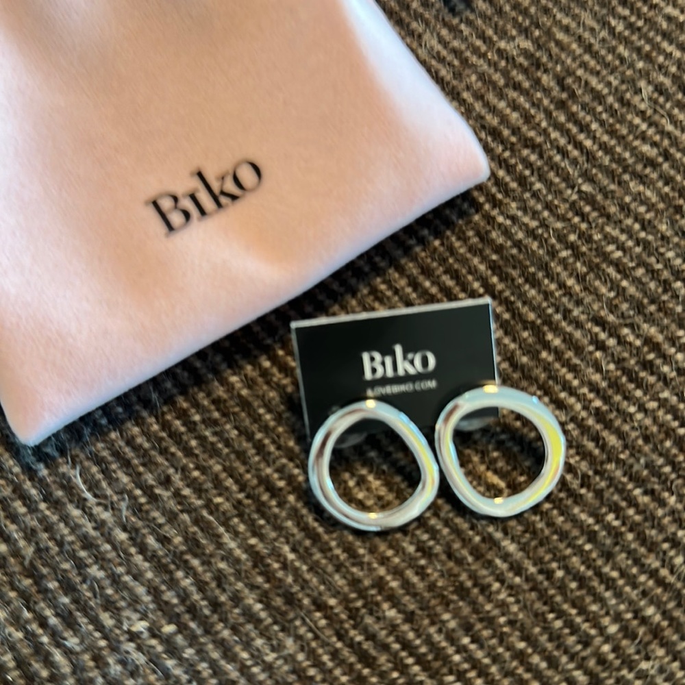 Biko sterling silver earrings